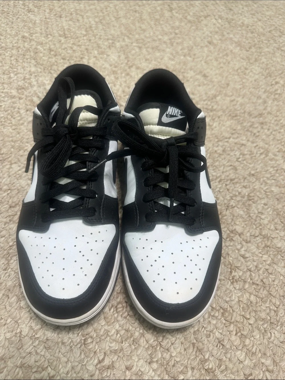 Nike Black and White Low-Top Sneakers